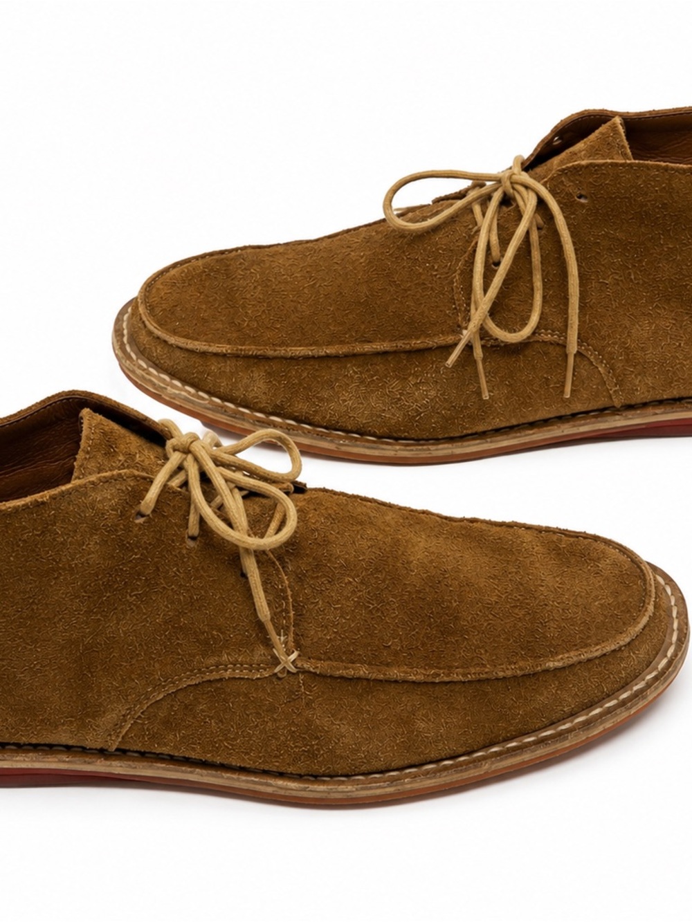 Martin Dingman Men's Suede Chukka Boots in Tan Brown See Photos